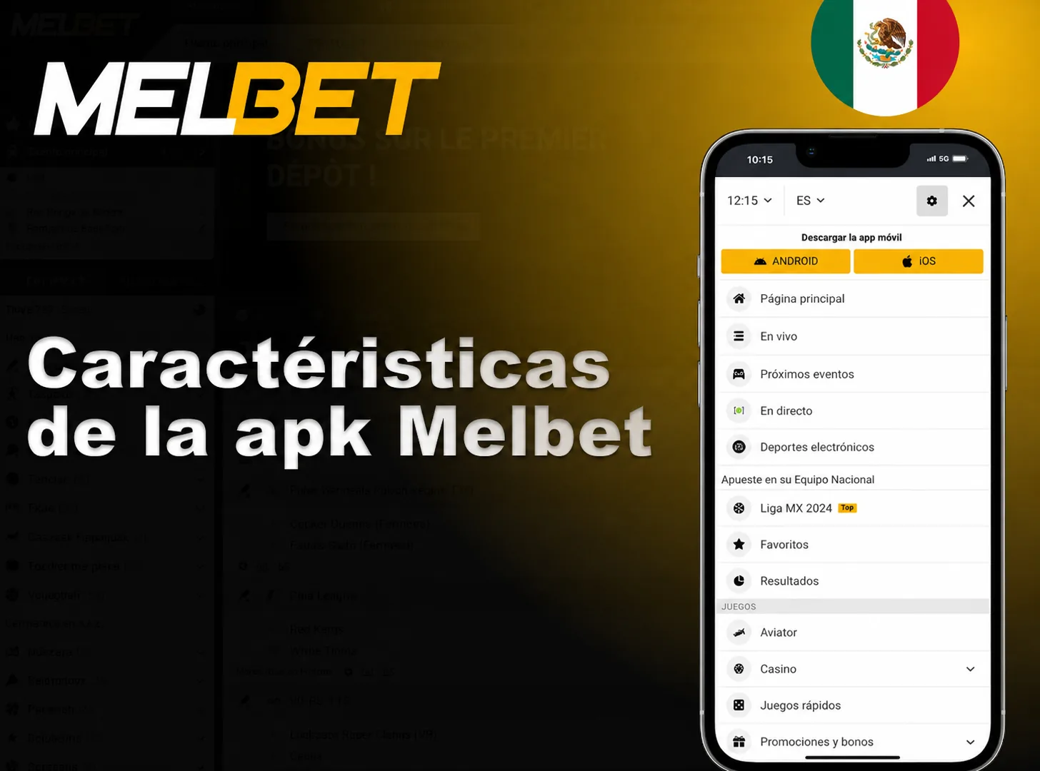 Descargar Melbet APK: la app de apuestas y casino para México